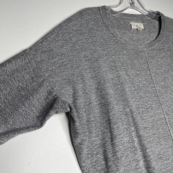 Lou & Gray Womens Top Size S Gray Light Oversized  Scoop Neckline Pullover Top - Picture 9 of 10